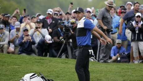 ‘That was stressful’: Koepka survives late wobble to retain US PGA Championship