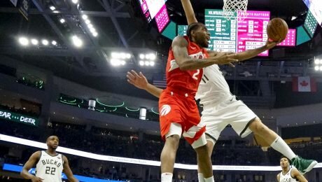 Kawhi Leonard carries Toronto Raptors to within game of NBA Finals