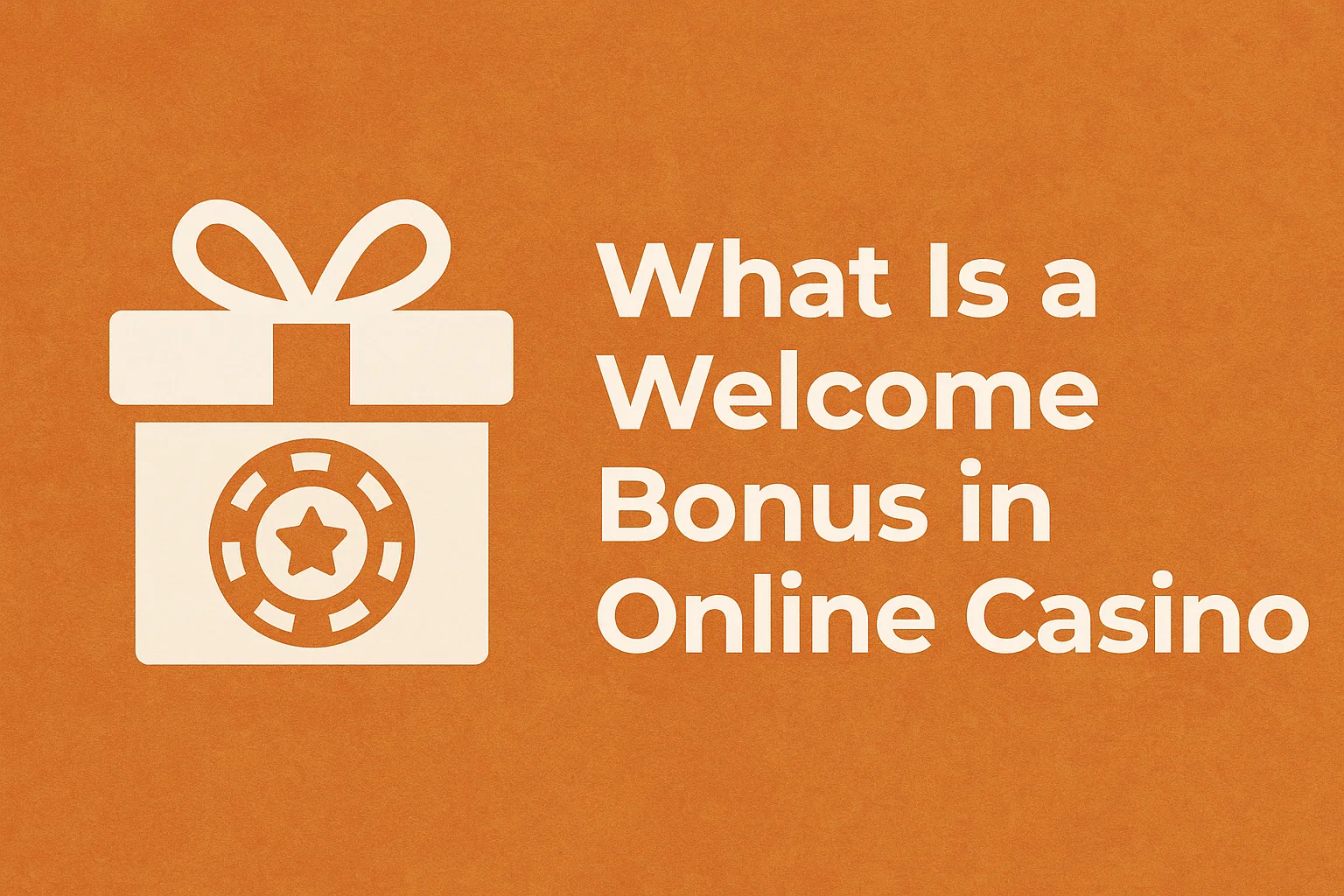 What Is a Welcome Bonus in Online Casino
